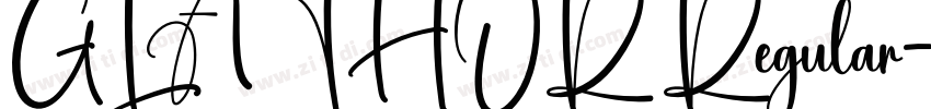GLATHOR Regular字体转换